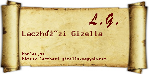Laczházi Gizella névjegykártya